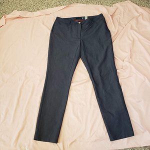 Tommy Hilfiger women's dress Pants Slacks Size 10 Blue Heather Flat Front